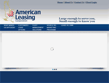 Tablet Screenshot of amerlease.com